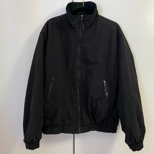 90's Vintage Eddie Bauer Nylon Jacket Men's Medium in Black